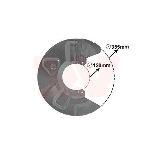 VAN WEZEL Spritzblech, Bremsscheibe 5790372