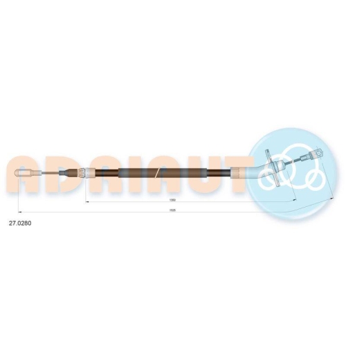 ADRIAUTO Seilzug, Feststellbremse 27.0280