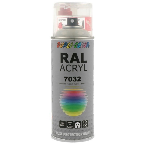 Lackspray Spr&uuml;hlack 400ml RAL 7032 kieselgrau gl&auml;nzend 349720 DUPLI COLOR