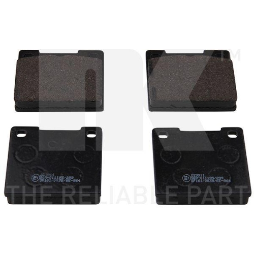 NK Bremsbelagsatz, Scheibenbremse 229911