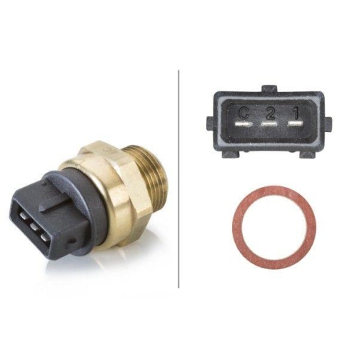 HELLA Temperaturschalter, K&uuml;hlerl&uuml;fter 6ZT 181 611-051