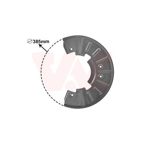 VAN WEZEL Spritzblech, Bremsscheibe 5846371