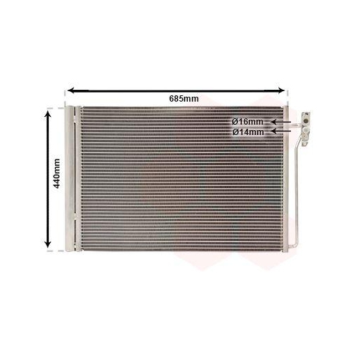 VAN WEZEL Kondensator, Klimaanlage 02005182