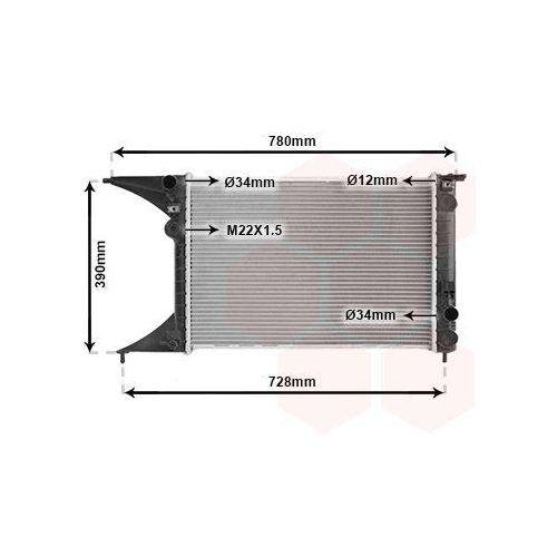 VAN WEZEL K&uuml;hler, Motork&uuml;hlung 37002245