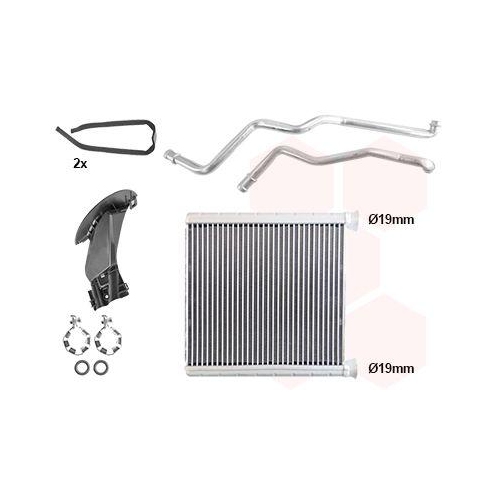 VAN WEZEL W&auml;rmetauscher, Innenraumheizung *** IR PLUS *** 06016700