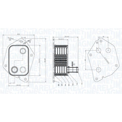 MAGNETI MARELLI &Ouml;lk&uuml;hler, Motor&ouml;l 350300006000