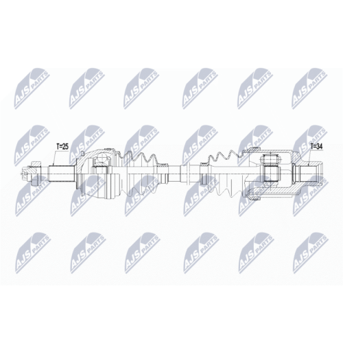 NTY Antriebswelle NPW-PL-061