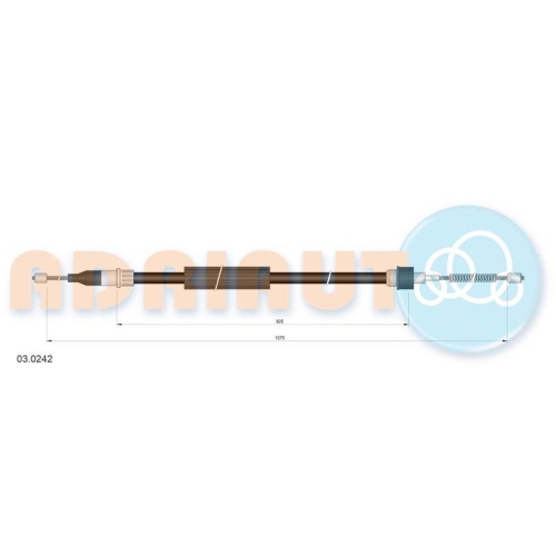 ADRIAUTO Seilzug, Feststellbremse 03.0242