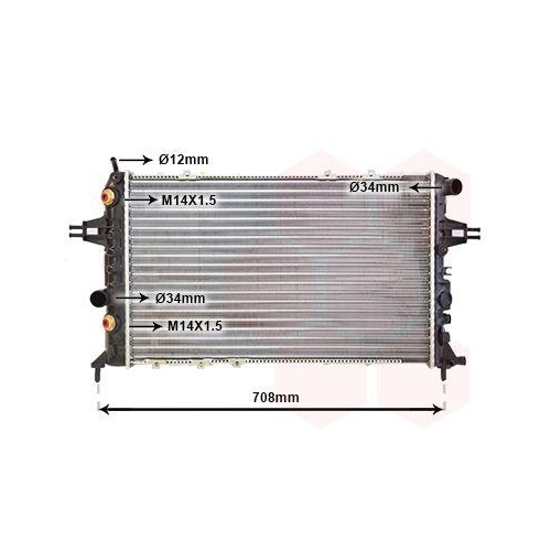 VAN WEZEL K&uuml;hler, Motork&uuml;hlung 37002253