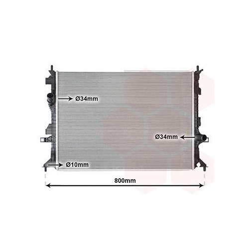 VAN WEZEL K&uuml;hler, Motork&uuml;hlung 18012717