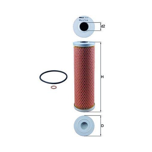 KNECHT &Ouml;lfilter OX 147D