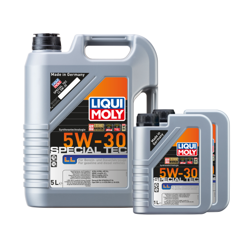 Liqui Moly Motor&ouml;l Special Tec LL, 5W-30, 7-Liter Art.Nr. 1193 + 2X1192