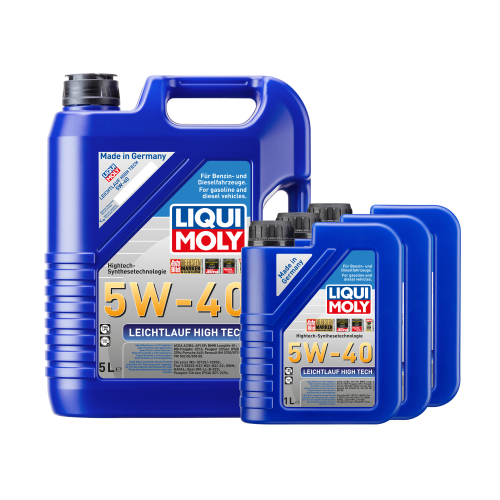 Liqui Moly Motor&ouml;l Motoren&ouml;l Leichtlauf High Tech, 5W-40, 8 Liter 3X3863+3864