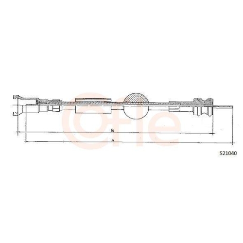 COFLE Tachowelle S21040