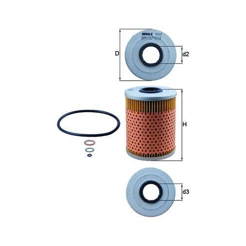 KNECHT &Ouml;lfilter OX 68D