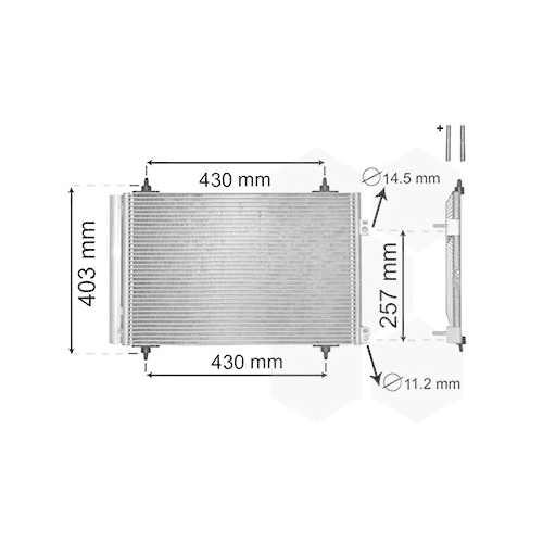 VAN WEZEL Kondensator, Klimaanlage 09005231