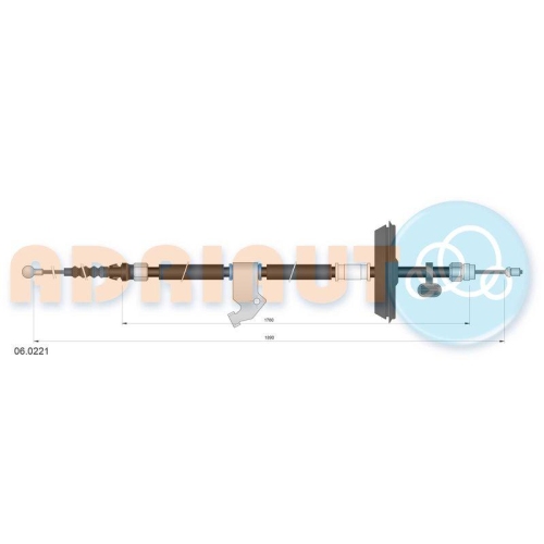 ADRIAUTO Seilzug, Feststellbremse 06.0221