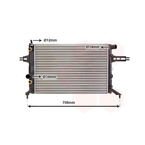 VAN WEZEL K&uuml;hler, Motork&uuml;hlung 37002256