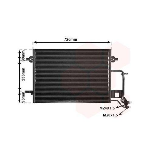 VAN WEZEL Kondensator, Klimaanlage 03005176