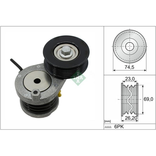 Schaeffler INA Riemenspanner, Keilrippenriemen 534 1013 10