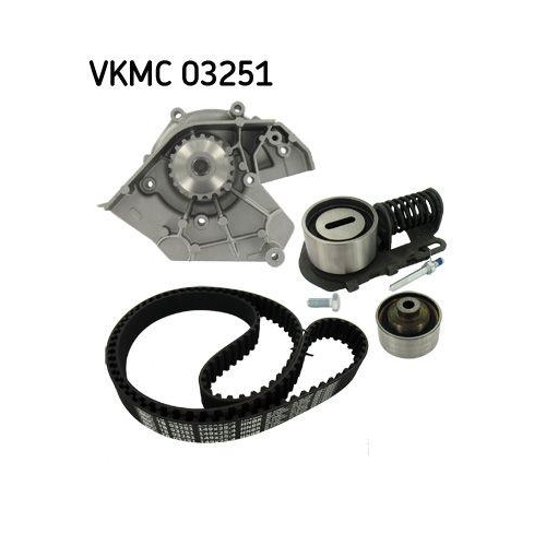 SKF Wasserpumpe + Zahnriemensatz VKMC 03251
