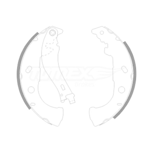 TOMEX Brakes Bremsbackensatz TX 20-52