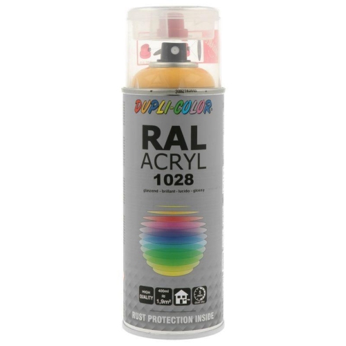 Lackspray Spr&uuml;hlack 400ml RAL 1028 melonengelb 366086 DUPLI COLOR