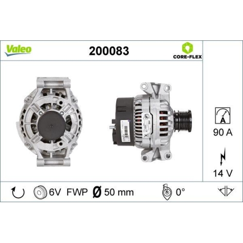 VALEO Generator VALEO CORE-FLEX 200083