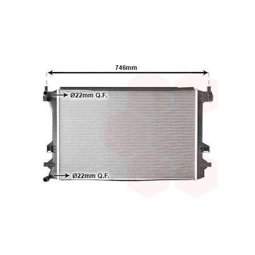 VAN WEZEL Niedertemperaturk&uuml;hler, Ladeluftk&uuml;hler 58012732