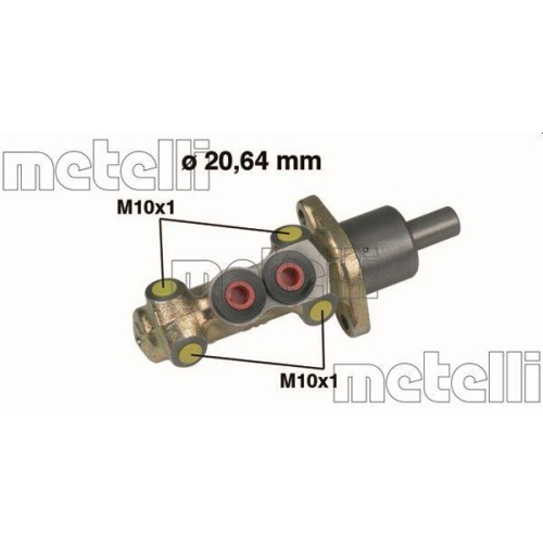 METELLI Hauptbremszylinder 05-0207