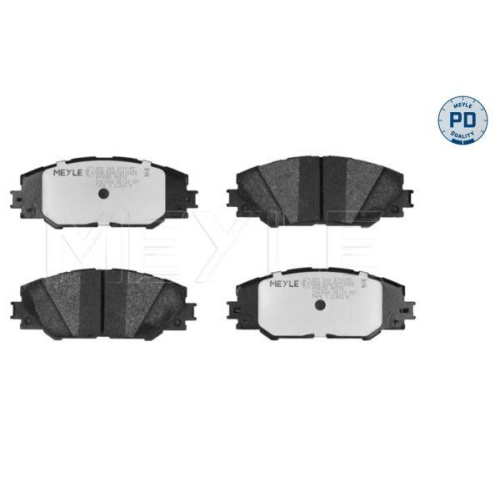 MEYLE Bremsbelagsatz, Scheibenbremse MEYLE-PD: Advanced performance and design. 025 243 3717/PD