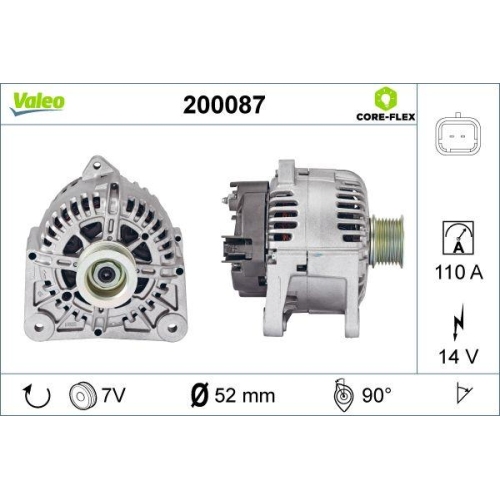 VALEO Generator VALEO CORE-FLEX 200087