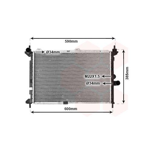 VAN WEZEL K&uuml;hler, Motork&uuml;hlung 37002266