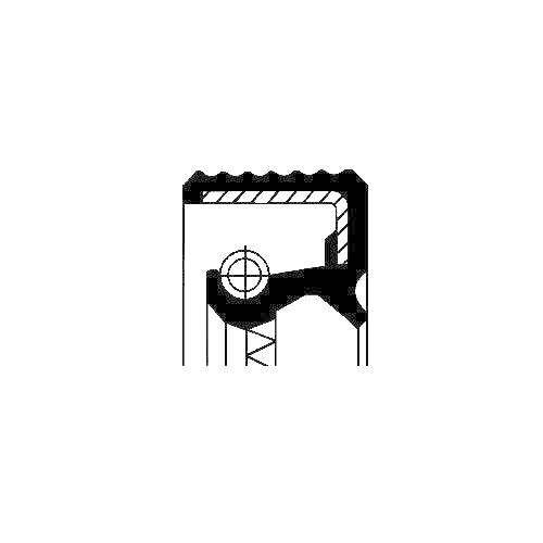 CORTECO Wellendichtring, Einspritzpumpe 49418398