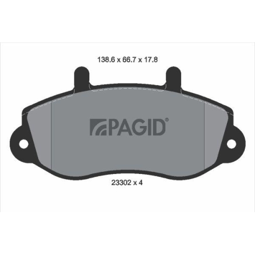 PAGID Bremsbelagsatz, Scheibenbremse T9075N