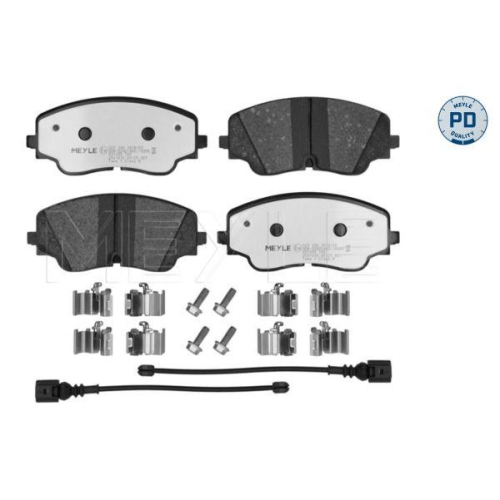 MEYLE Bremsbelagsatz, Scheibenbremse MEYLE-PD: Advanced performance and design. 025 206 2618/PD