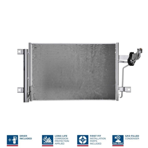 NISSENS Kondensator, Klimaanlage ** FIRST FIT ** 940984