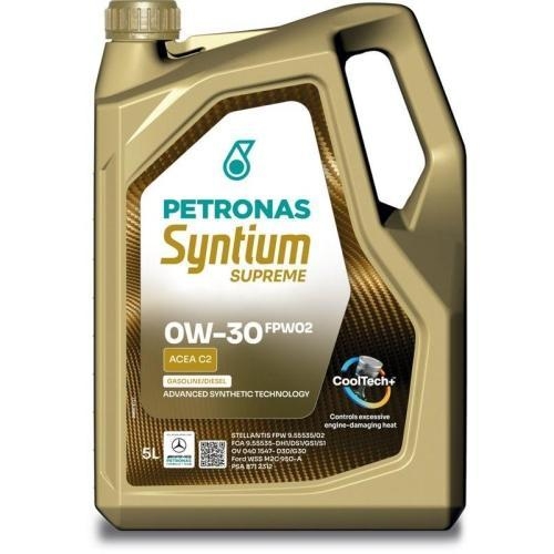 Motor&ouml;l Motoren&ouml;l Petronas Syntium Supreme FPW02 0W-30 - 5 Liter 71231M12EU