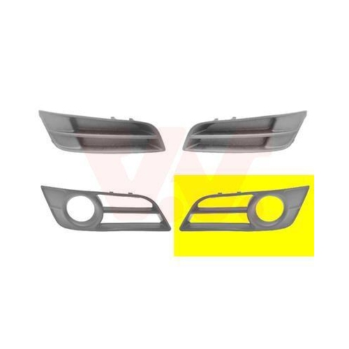 VAN WEZEL Lüftungsgitter, Stoßfänger 5396593