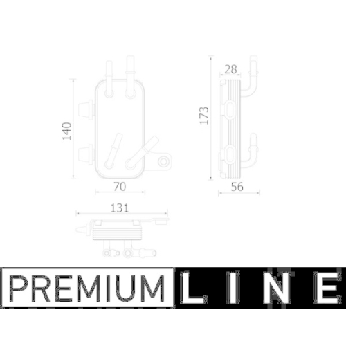 MAHLE K&uuml;hler, Motork&uuml;hlung BEHR *** PREMIUM LINE *** CR 2200 000P