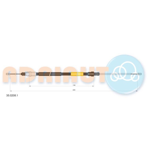 ADRIAUTO Seilzug, Feststellbremse 35.0208.1