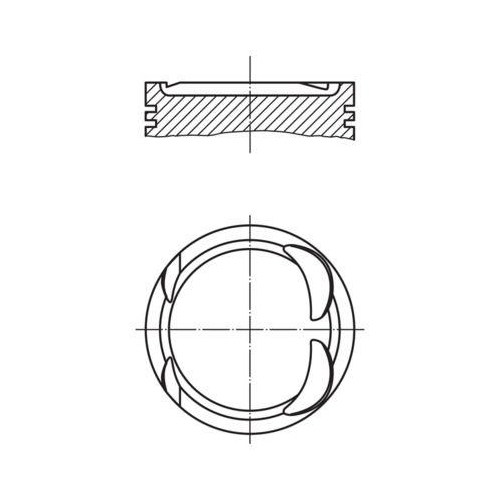 MAHLE Kolben 021 PI 00117 002