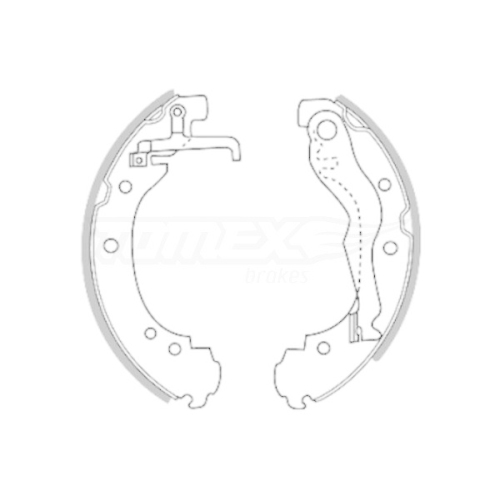 TOMEX Brakes Bremsbackensatz TX 20-47