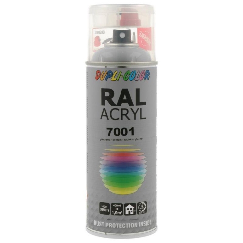 Lackspray Spr&uuml;hlack 400ml RAL 7001 silbergrau 366178 DUPLI COLOR