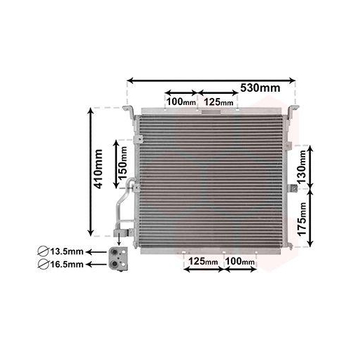 VAN WEZEL Kondensator, Klimaanlage 06005148