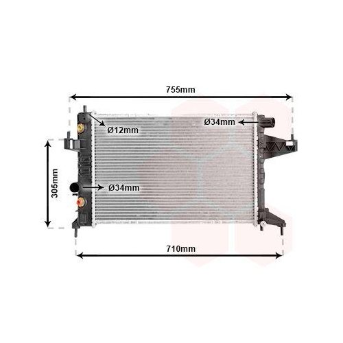 VAN WEZEL K&uuml;hler, Motork&uuml;hlung 37002304