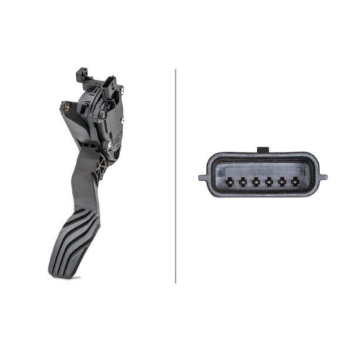 HELLA Sensor, Fahrpedalstellung 6PV 012 902-701