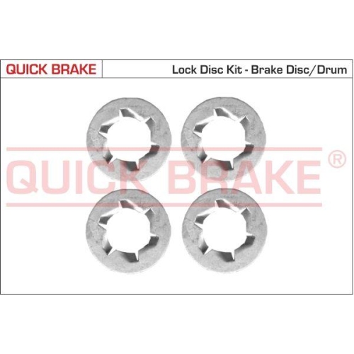 QUICK BRAKE Schraubensatz, Bremsscheibe 11673K
