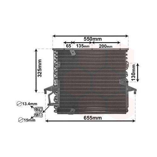 VAN WEZEL Kondensator, Klimaanlage 06005180