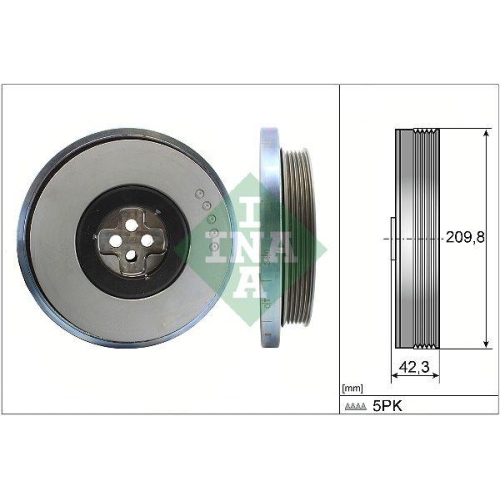 Schaeffler INA Riemenscheibe, Kurbelwelle 544 0606 10
